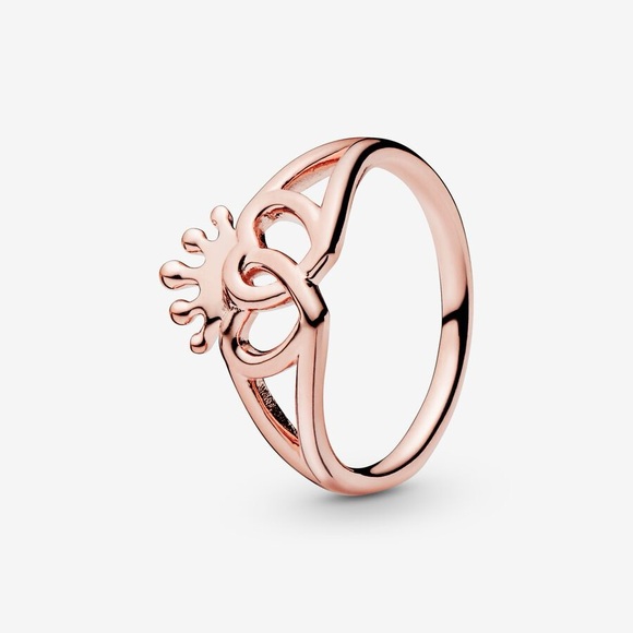 Pandora crown and intertwined heart ring - Picture 1 of 2